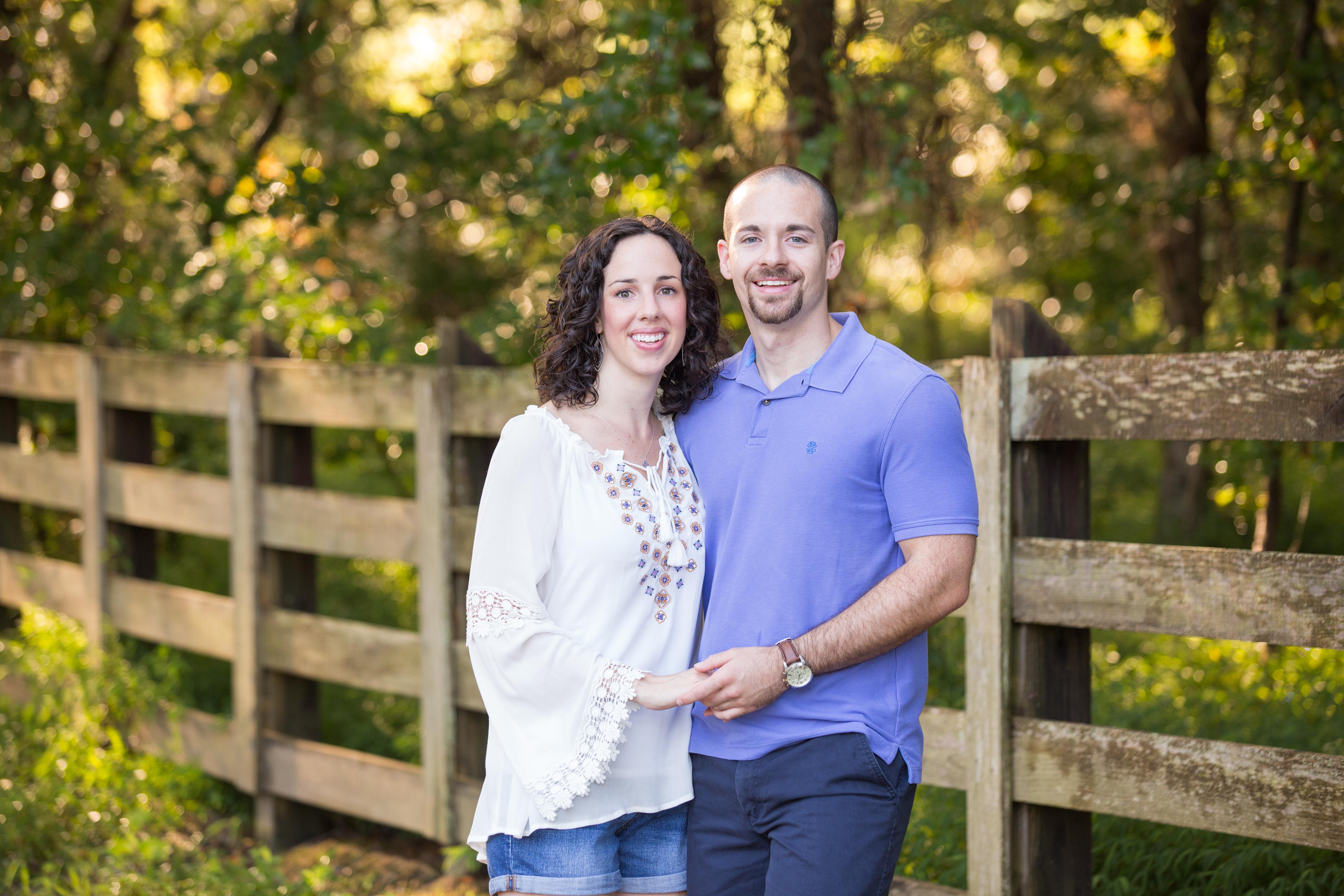 Maggie &amp; Chas' engagement session at River Road Farms in Franklin, Virginia