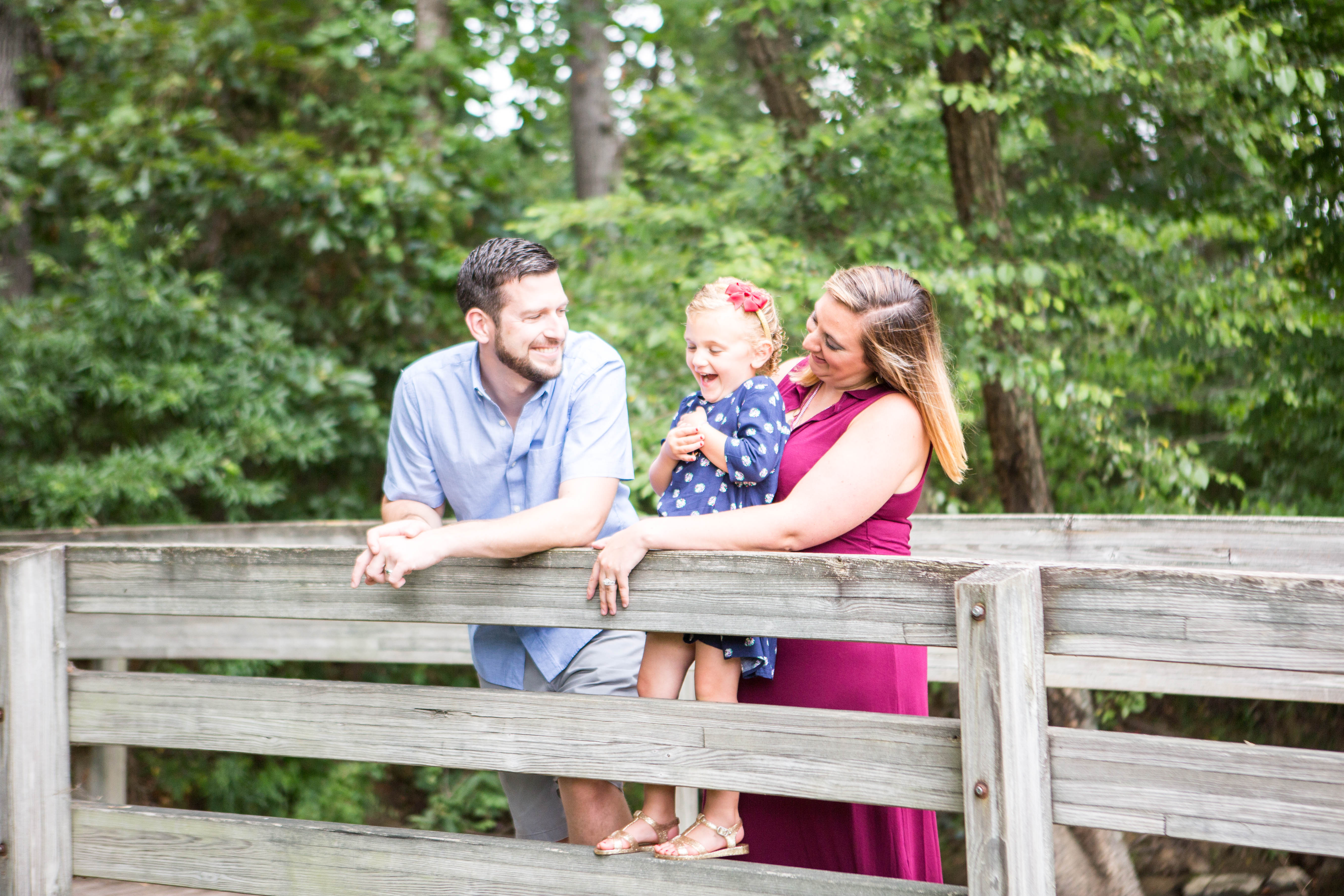 family children photo session archdale creekside